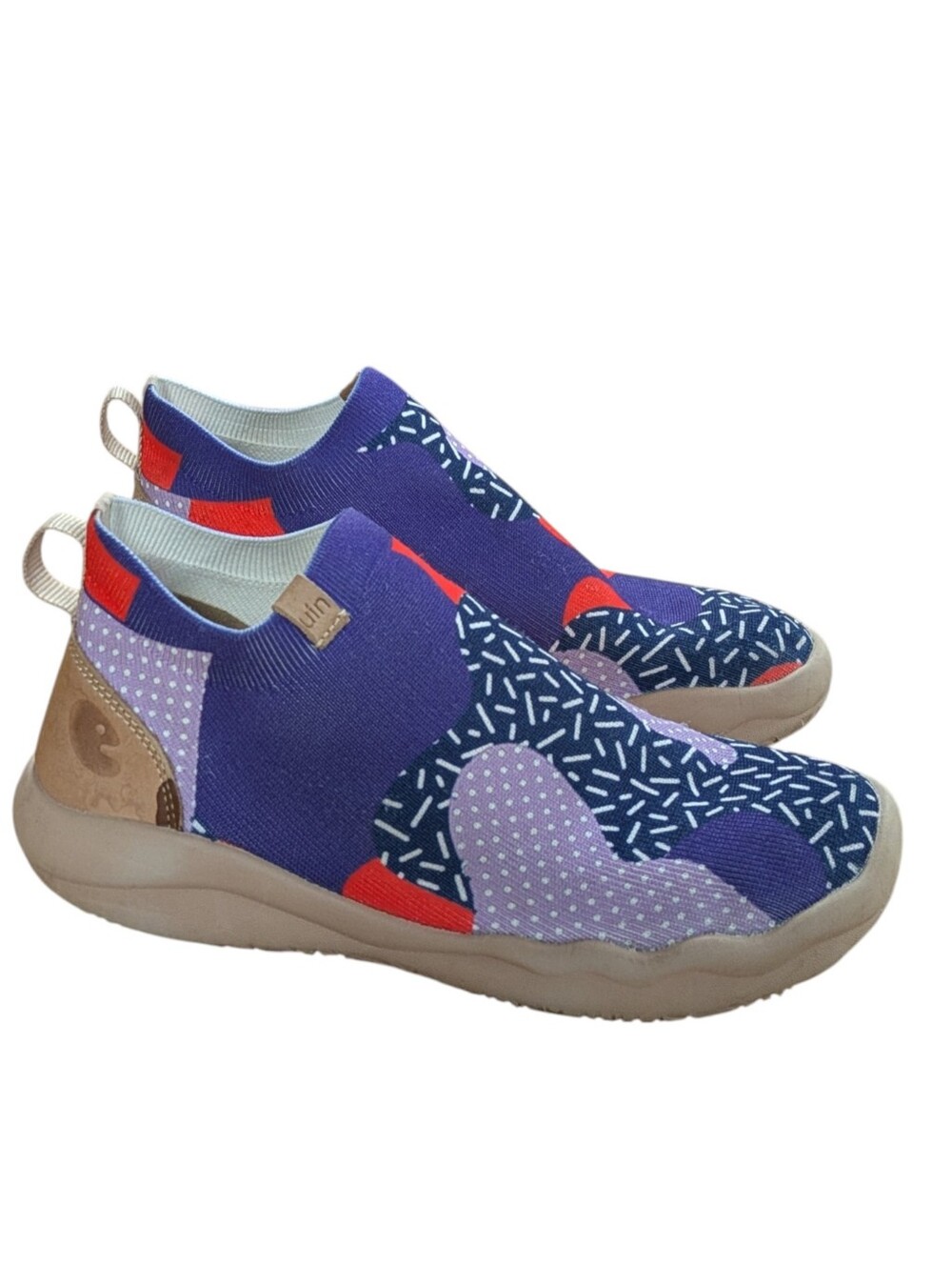 UIN Endless Purple Pursuit Knitted High Top Shoes Size 6.5 - Picture 2 of 11